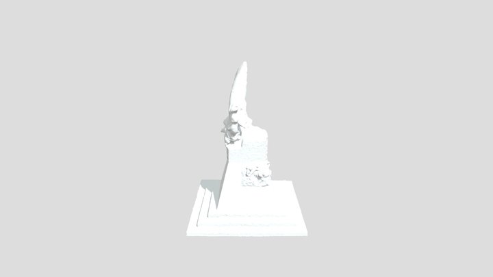 Intevencion del monumento al cabo Noval 3D Model