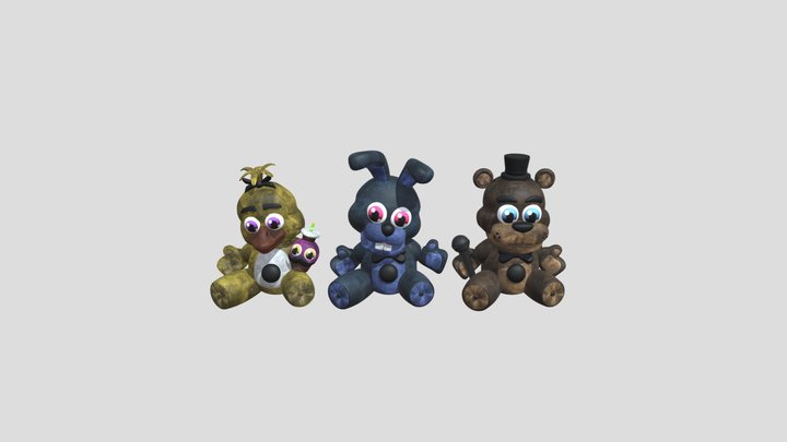 FNAF PLUSH 3D Model