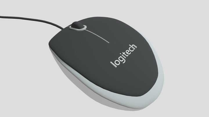 logitech mouse 3D Model
