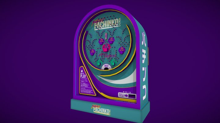 Pachinko Machine (TTS) 3D Model