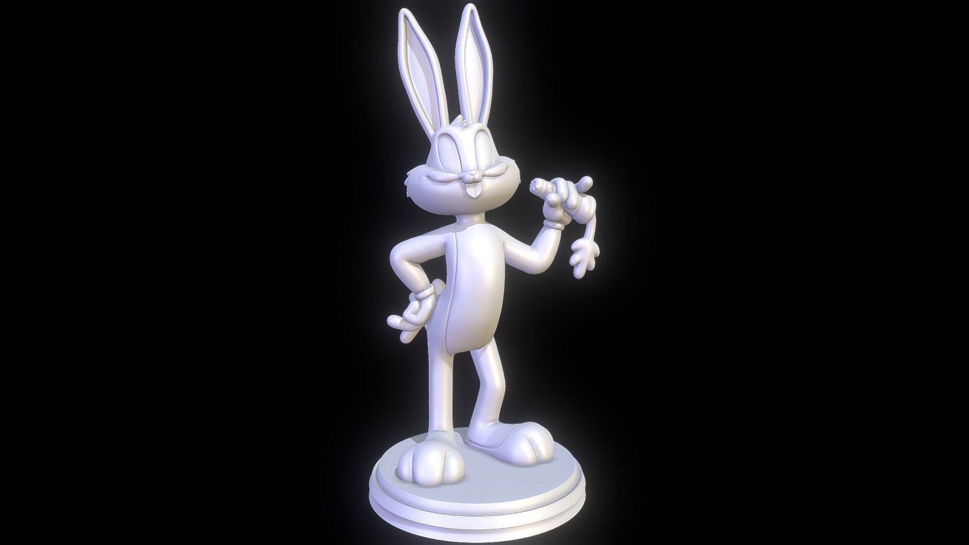 Bugs Bunny Looney Tunes 3d Print Buy Royalty Free 3d Model By