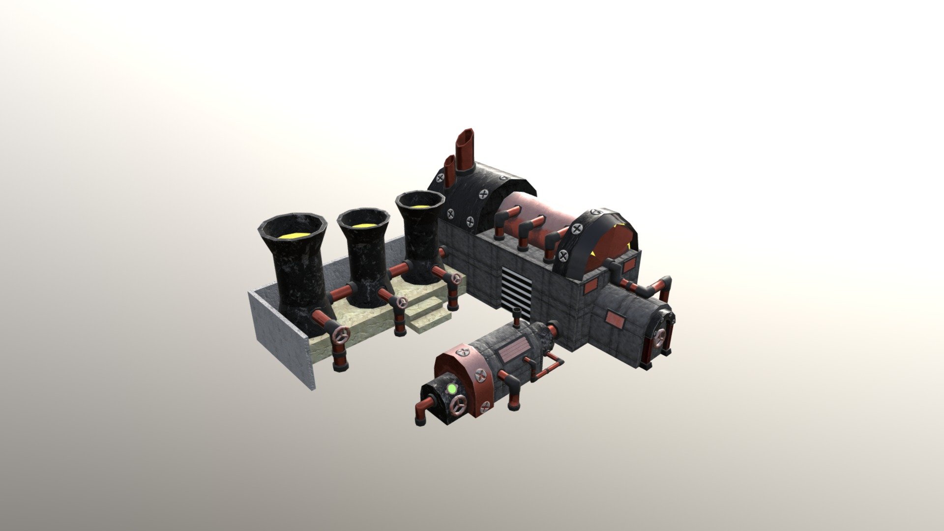 Economy Building: Factory Lv3 - 3D model by Raikojou [8e058a4] - Sketchfab