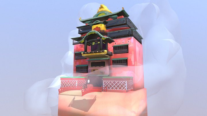 Castillo - El Viaje De Chihiro 3D Model