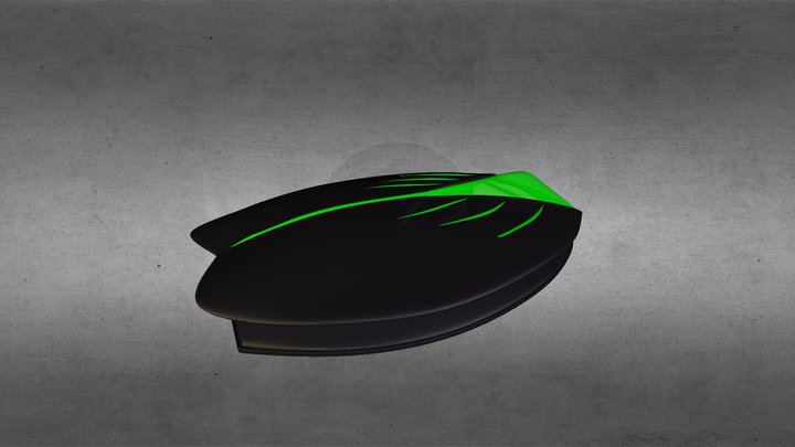 Petal V1 Black 3D Model