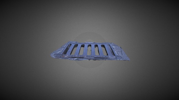 Metal Drain Grill 3D Model