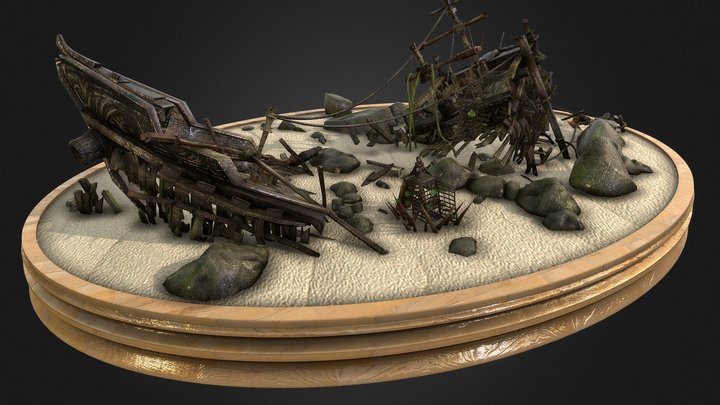 League of Legends inspired Boat - LOL 3D Model