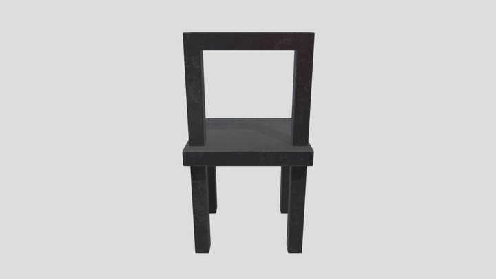 Silla Metalica 3D Model