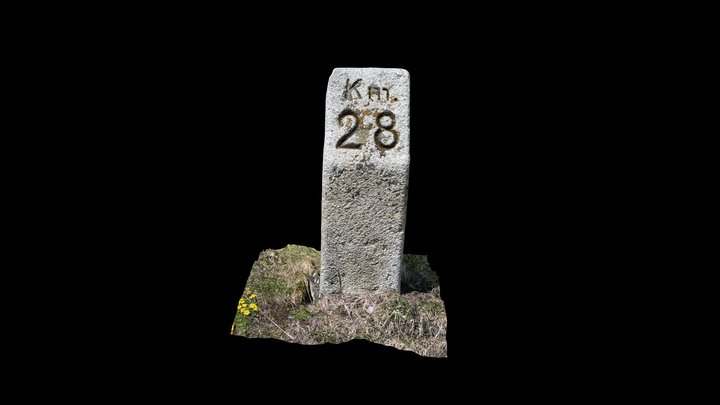 Milestone Klausenpass Km 28 von Altdorf – Free 3D Model STL