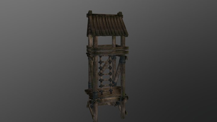 Viking Watchtower 3D Model
