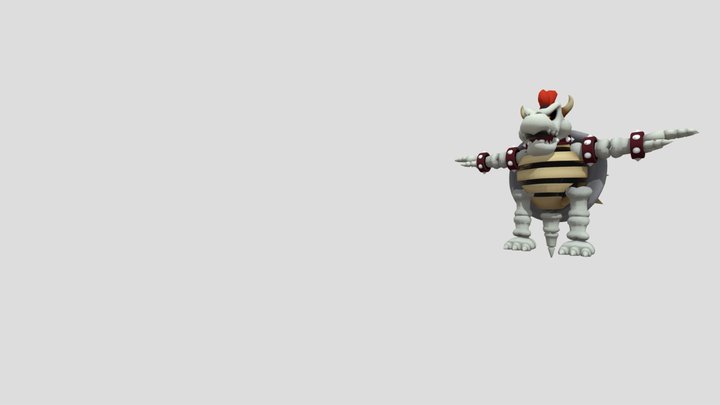 Dry Bowser 3D Model