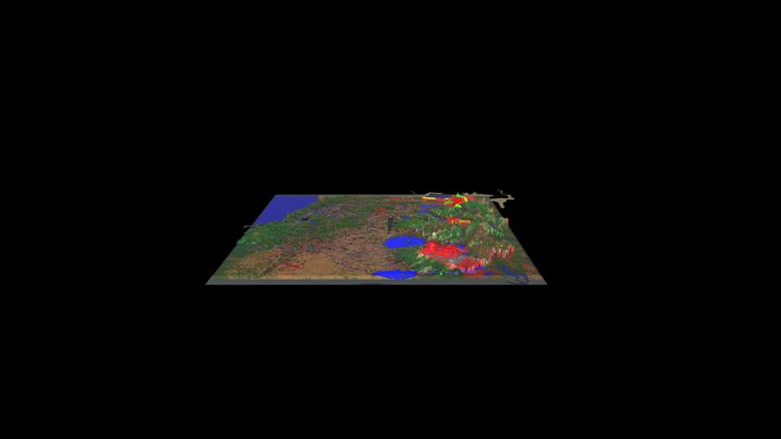 Regíon de Los Ríos 3D Model