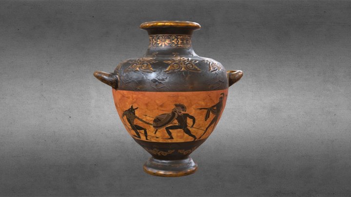 Pottery Ancient Greek v1 3D Model