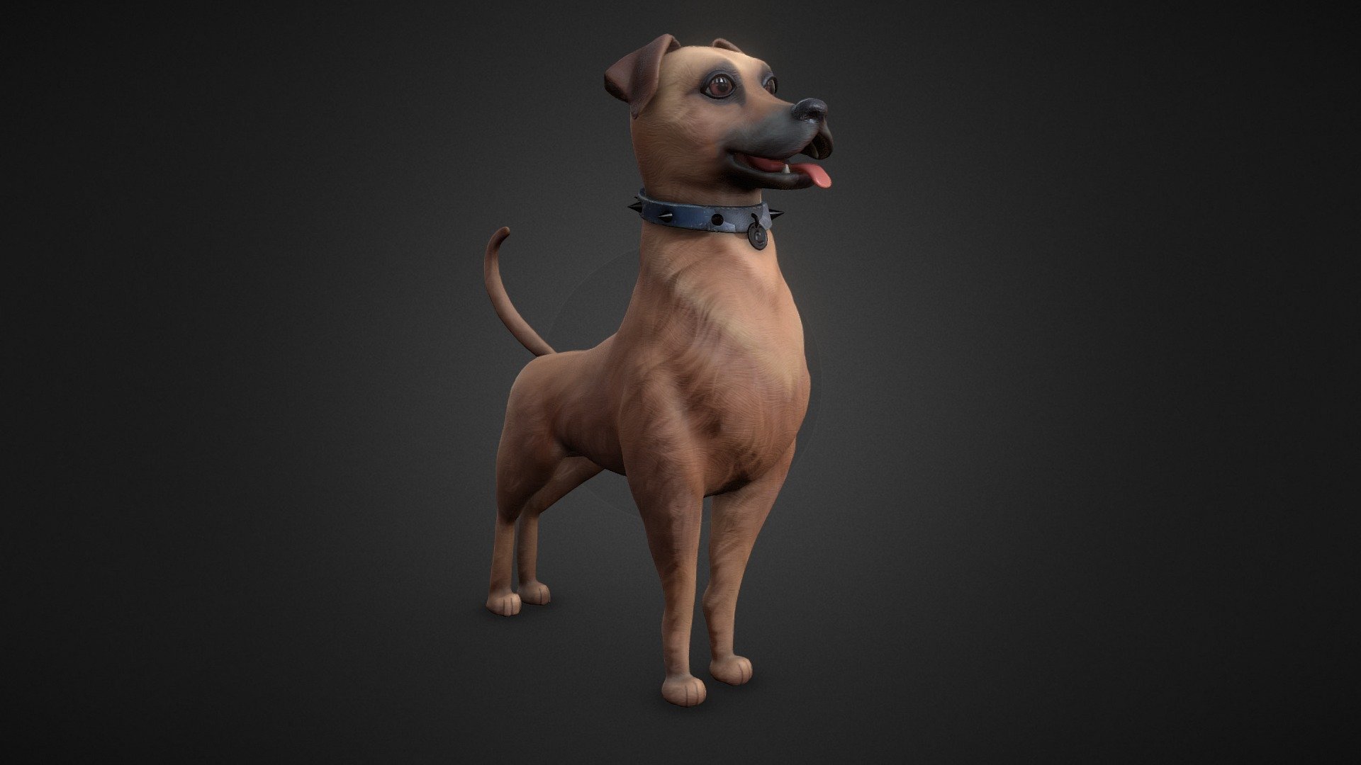 Dog 3d animation