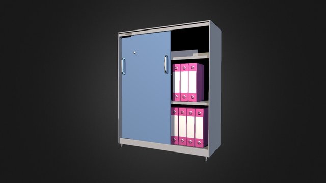 Filing Cabinet 3D Model