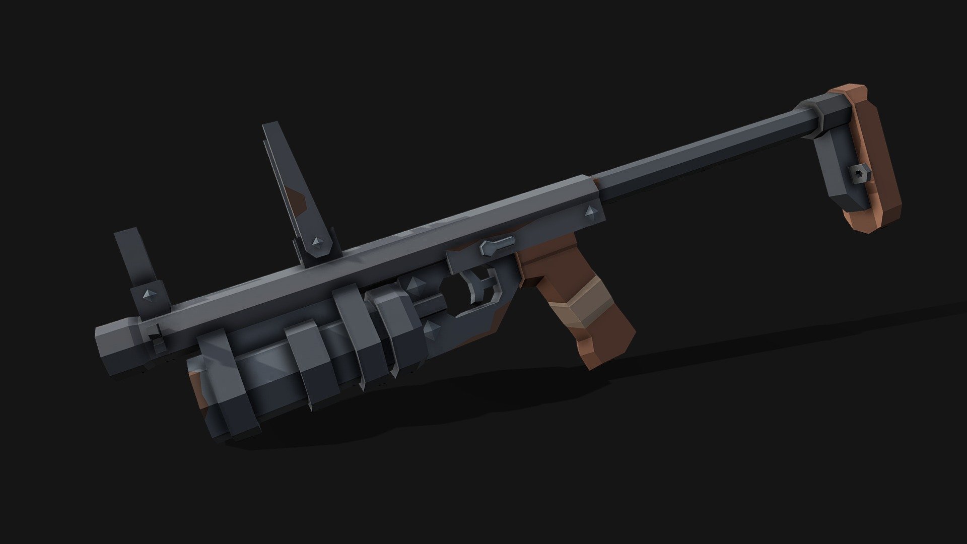 RGM-40 Kastet (Low Poly) - 3D model by Likonisa (@eDU6tjT5IDwTntq ...