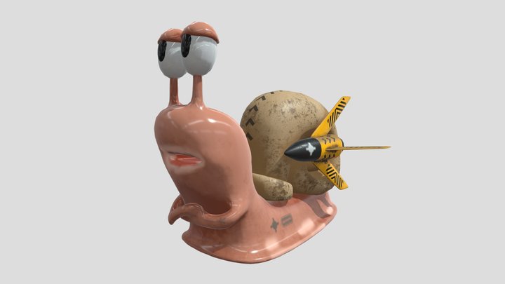 Caracol cohete 3D Model
