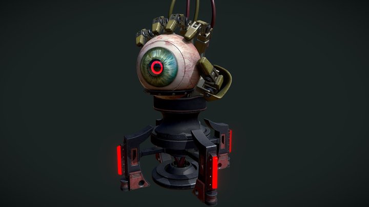 EYE-C-U-84 3D Model