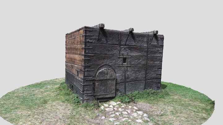 Mediaeval jail at Middelaldercentret 3D Model