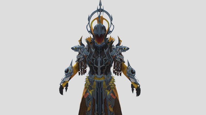 POSEIDON OCEAN ARCHLORD X-SUIT  by YourEX Gaming 3D Model