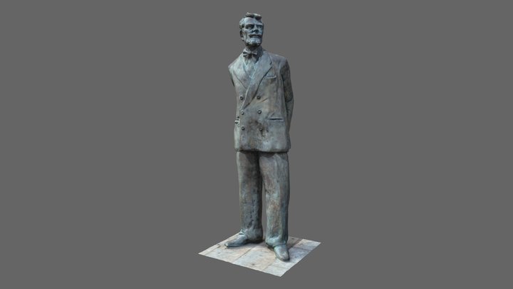 Laureà Dalmau i Pla 3D Model