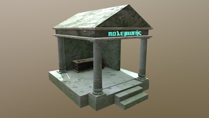 Greek temple 3D Model