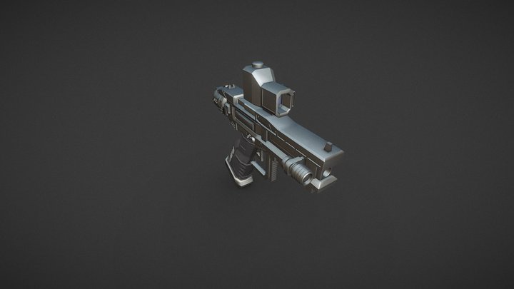 Short-Notice Pistol 3D Model