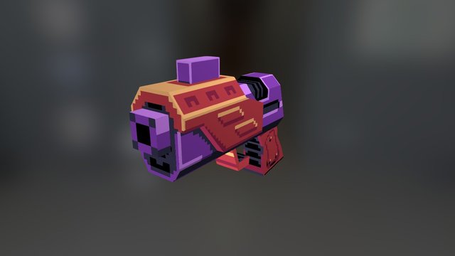 Outworld Pistol 3D Model