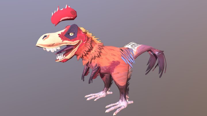 Chickennasaurus Rex 3D Model
