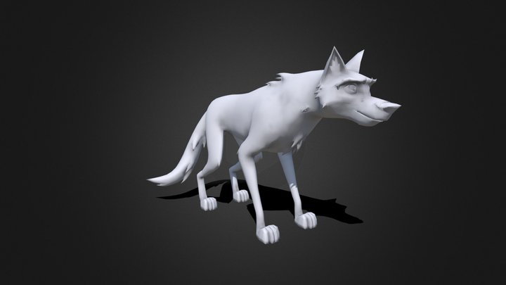 Wolf Idle 3D Model