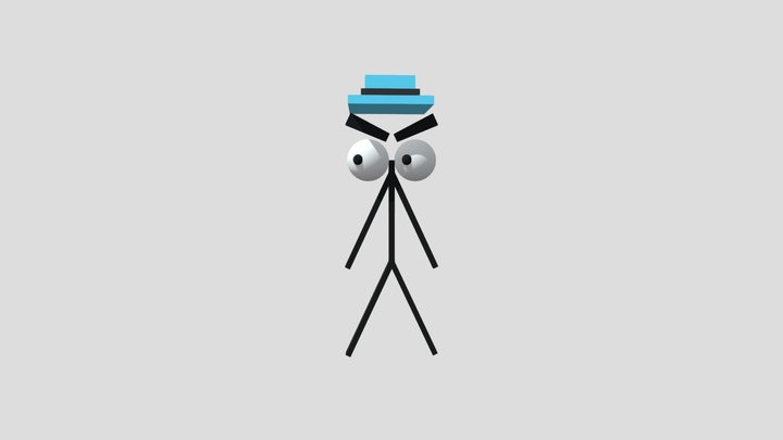 Stickeh 3D Model