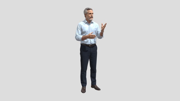 Confident Presenter – Modelo 3D gratuito STL