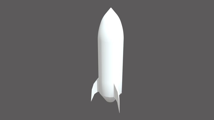 Rocket Ship v1 3D Model