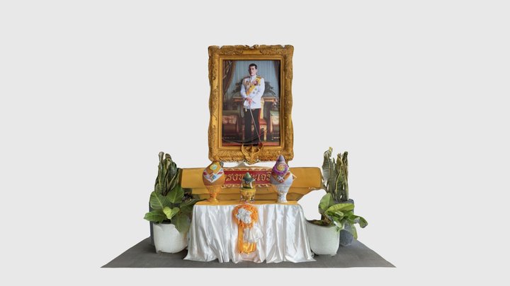 King of Thailand 3D Model