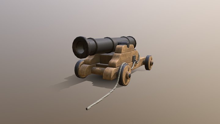Cannon 1.0 3D Model