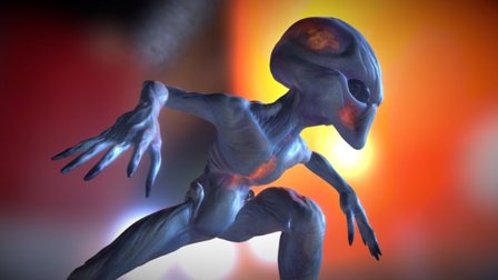 Sectoid (X-Com Fan Art) 3D Model