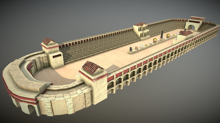 Roman Circus 3D Model