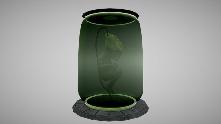 Alien Containment Pod 3D Model