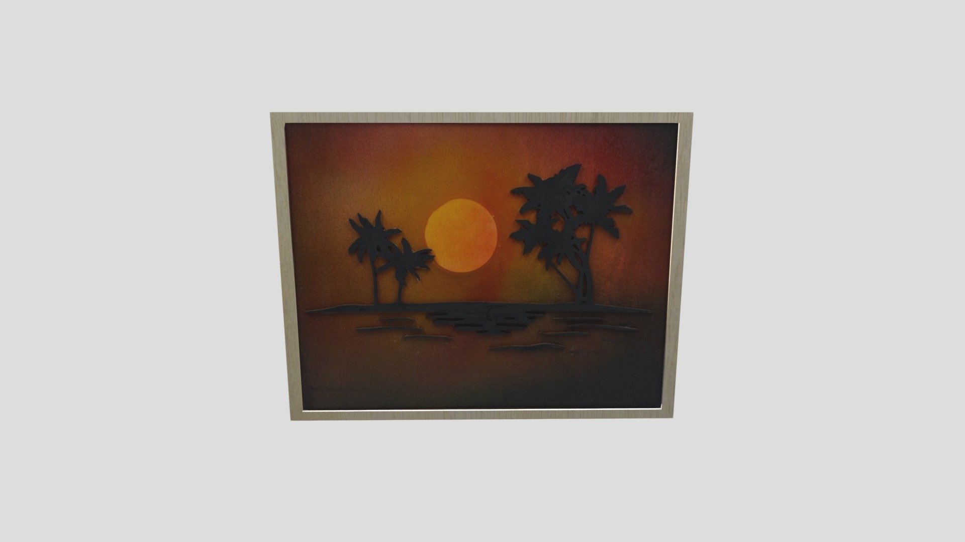ILLES DE LASER ART-01 Hiasan Dinding