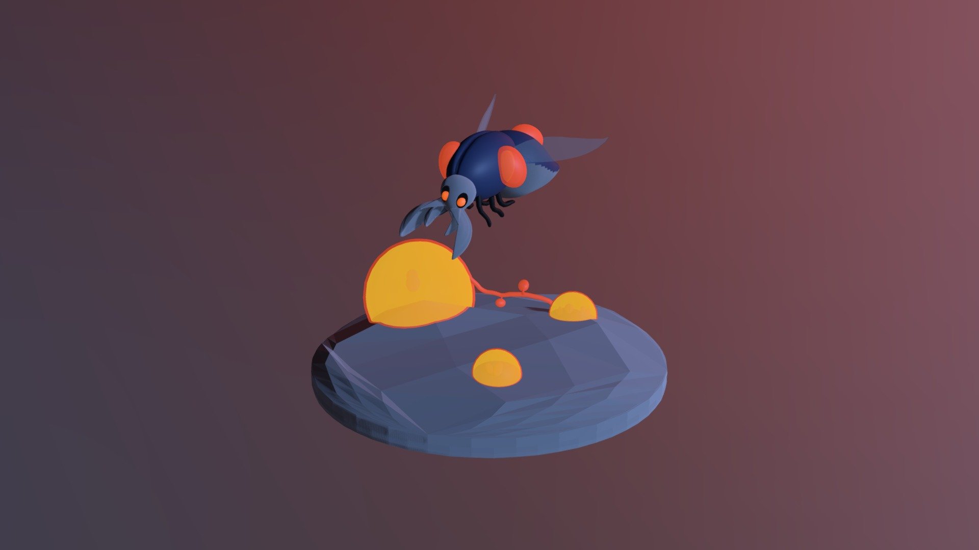 Hollow Knight 88 Furious Vengefly Download Free 3D model by