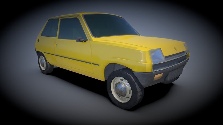 Renault 5 V2 3D Model