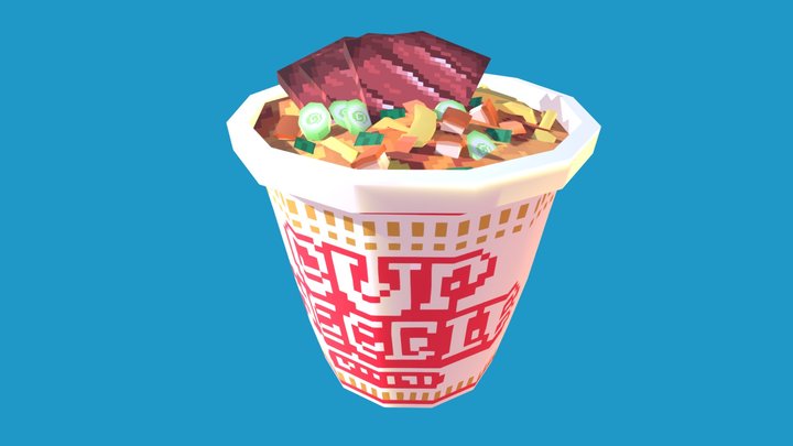 Cup Noodle 3D Model