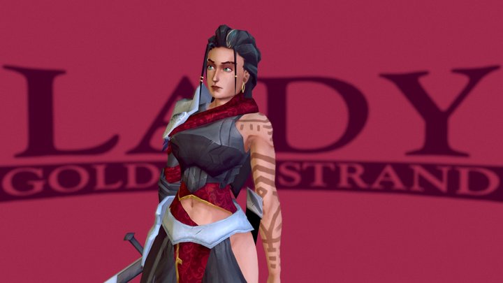 Lady Goldstrand 3D Model