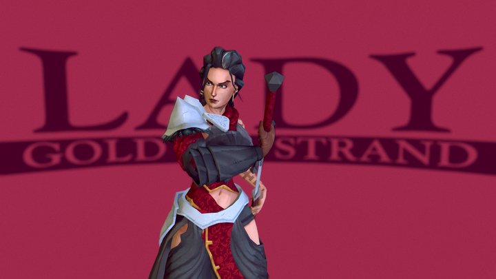 Lady Goldstrand 3D Model