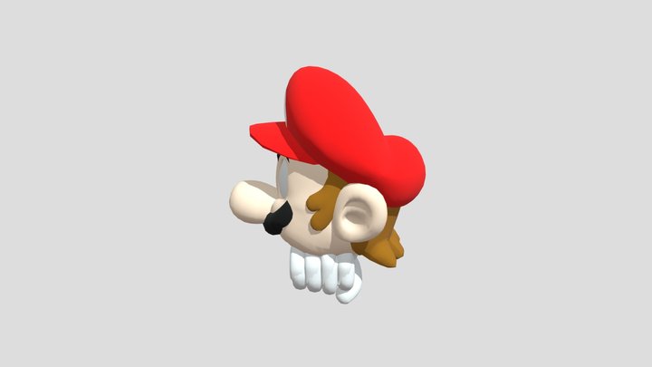 Cursed mario 3D Model