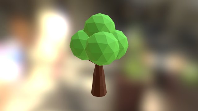 Tree (comics) - Low Poly 3D Model