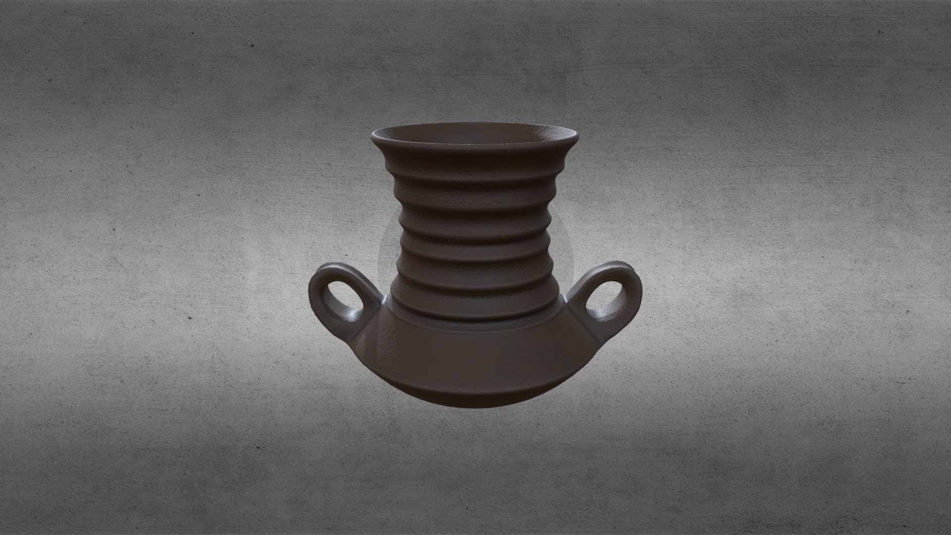 Amphora with ribbed neck — Sketchfab embed 3D viewer