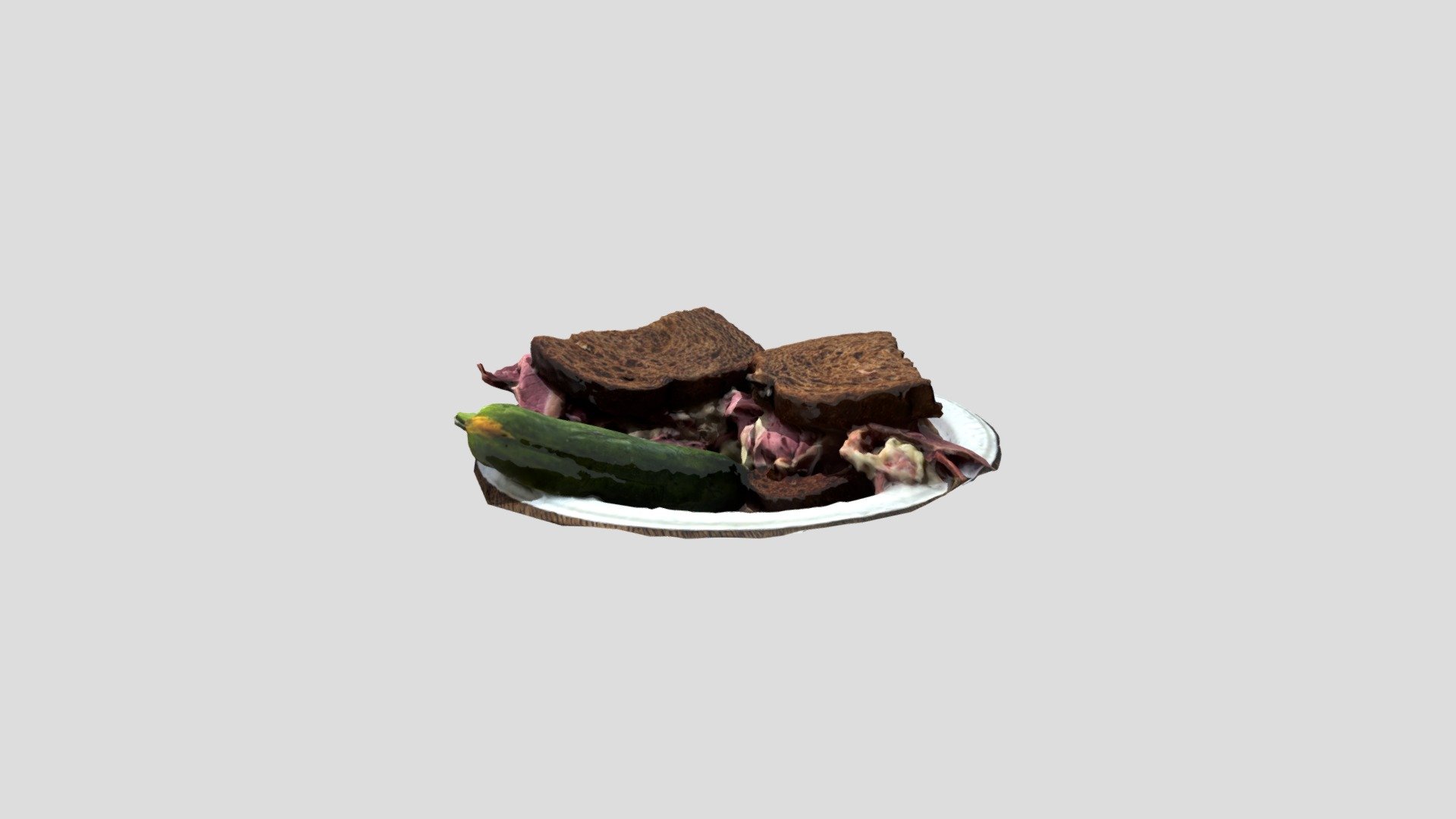 Michael's Deli Reuben Sandwich Lightweight - 3D model by ...