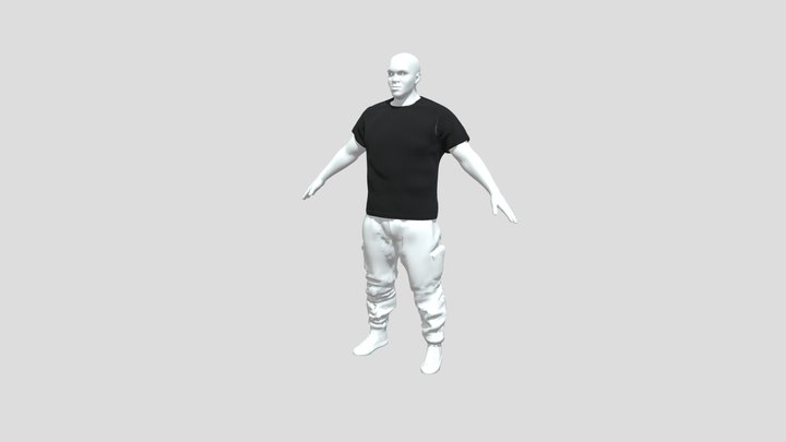 Biggie Rapper (Rigged) 3D Model
