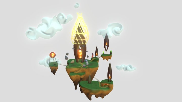 Draft Castle 3D Model