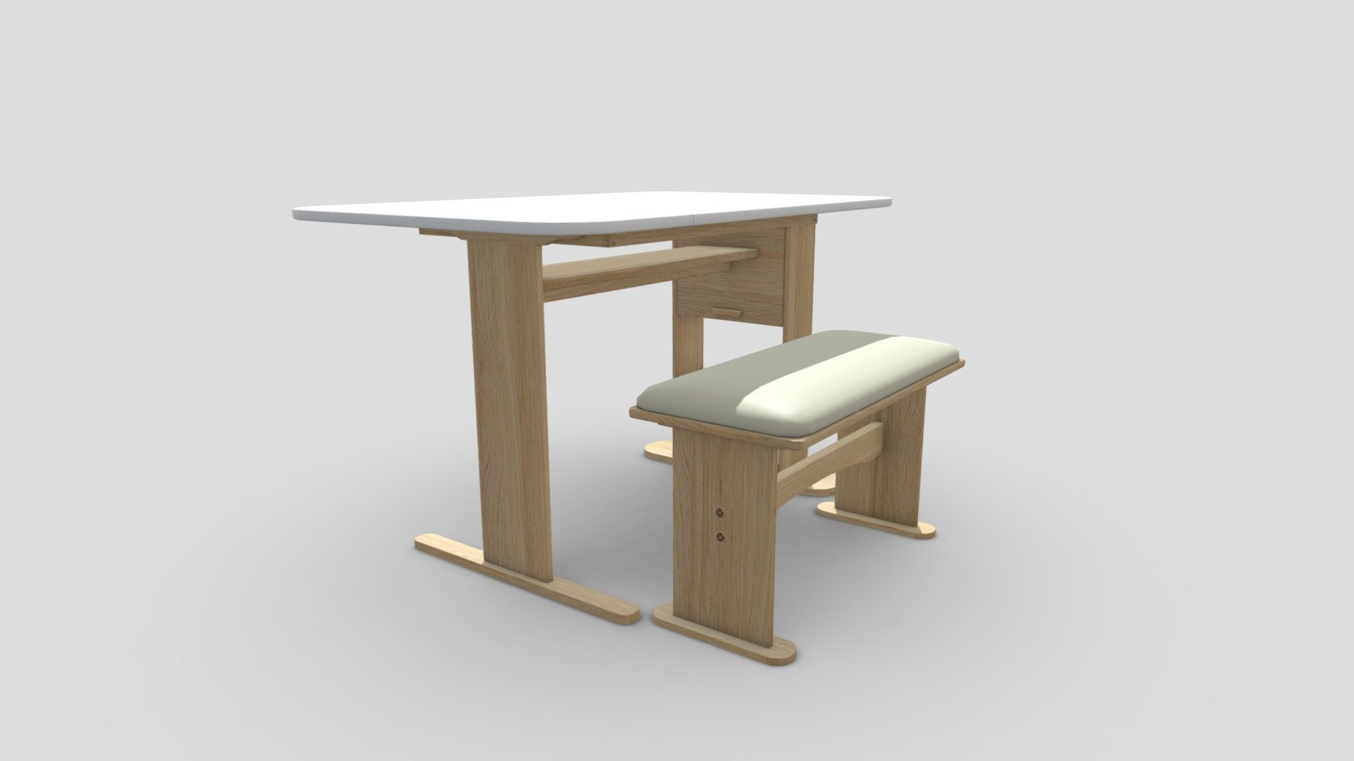 Via Expandable Storage Table Set Buy Royalty Free 3D model by